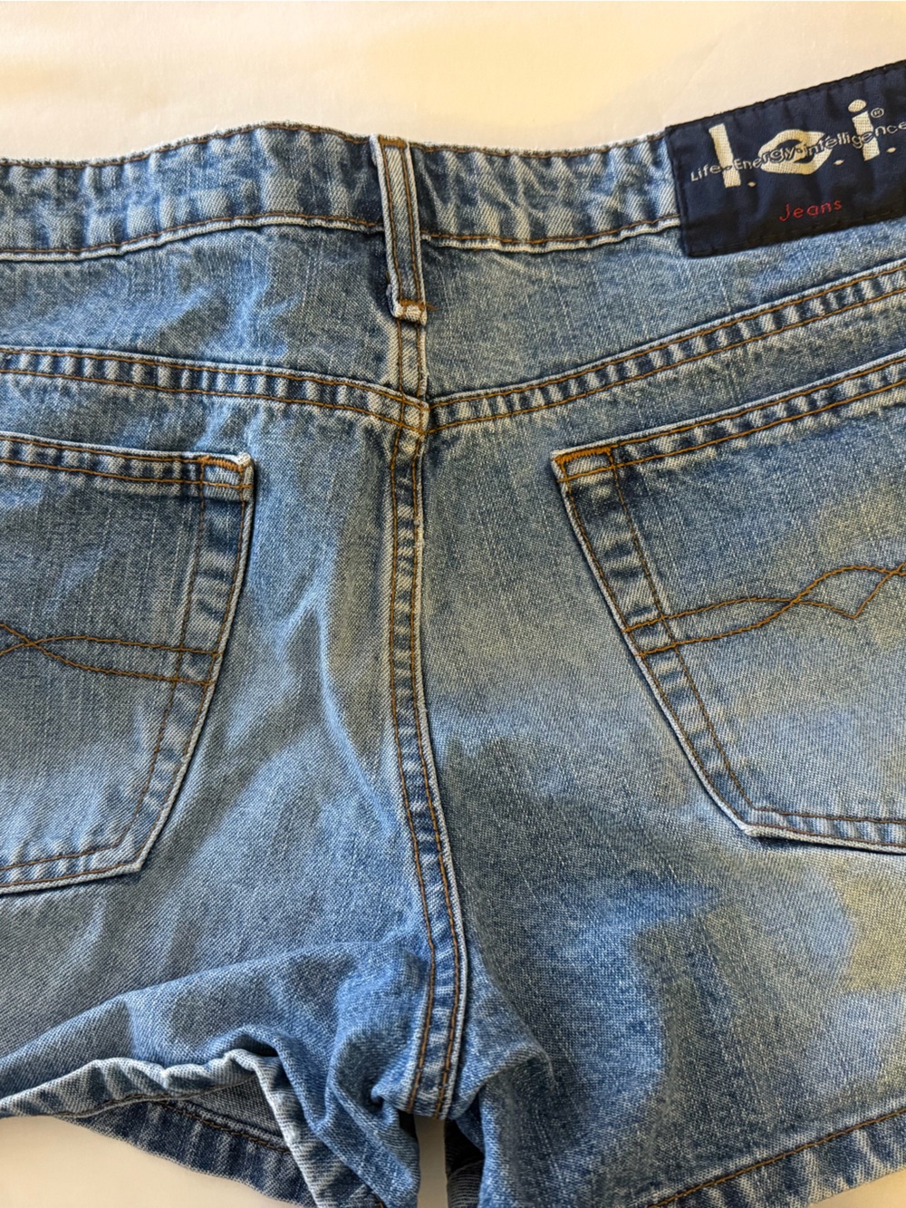 lei Light Blue Denim Jean Shorts - Picture 3 of 3